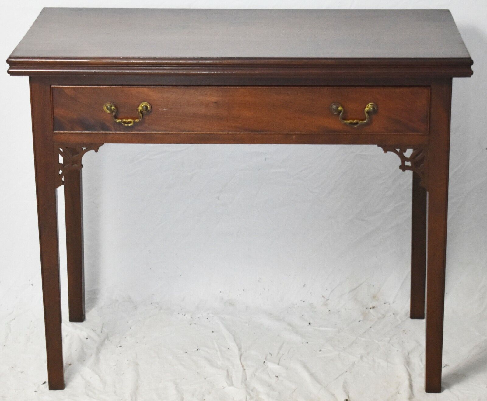 George II Mid-18th Century Mahogany Chinese Chippendale Game