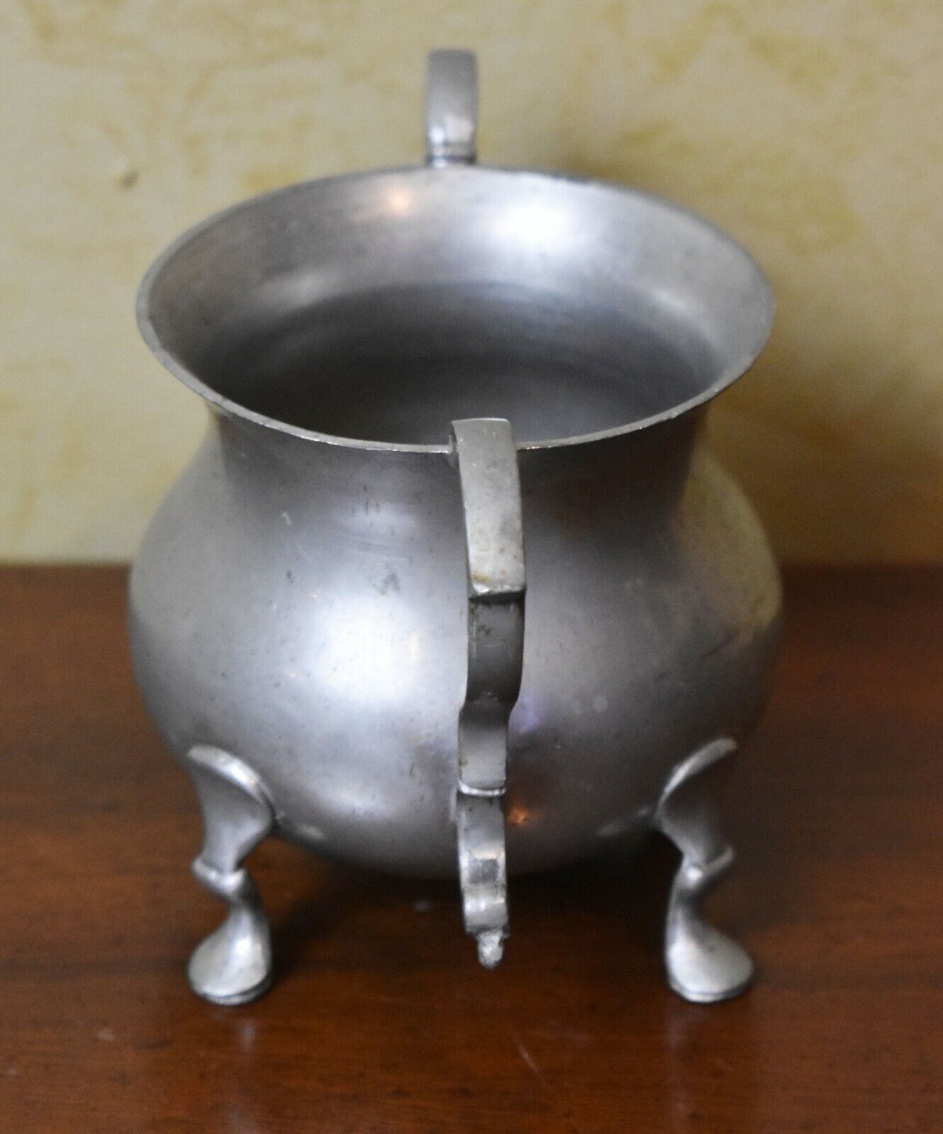 Stieff Colonial Williamsburg Pewter Creamer & Sugar Bowl Set CW 83-7 & CW 84-7