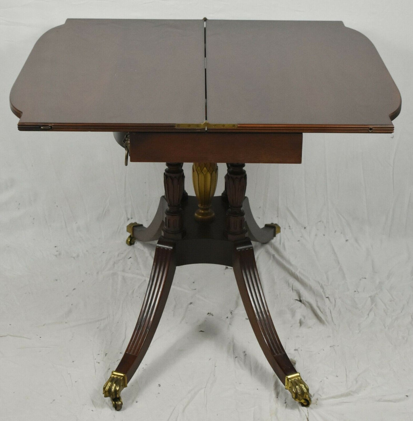 BAKER Historic Charleston Duncan Phyfe Mahogany Hall Table Game Table