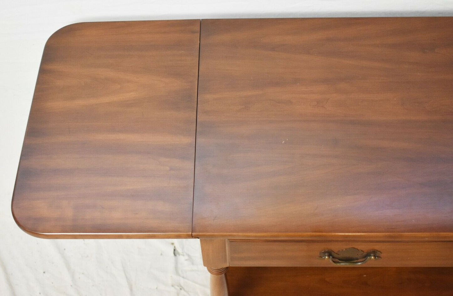 Henkel Harris Mahogany Sideboard Serving Drop Leaf Table on Casters #29 Stain