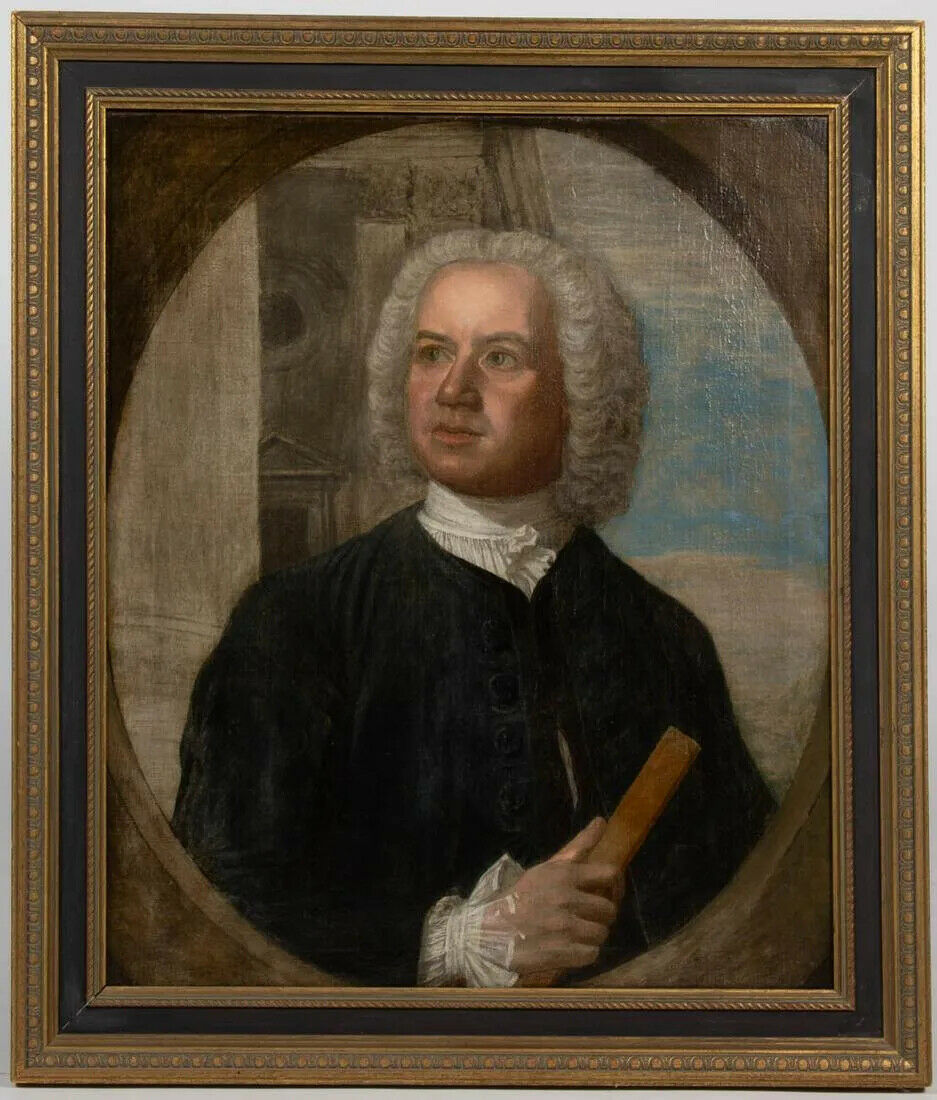 18th Century American School/British School Portrait Gentleman Lawyer Lawmaker