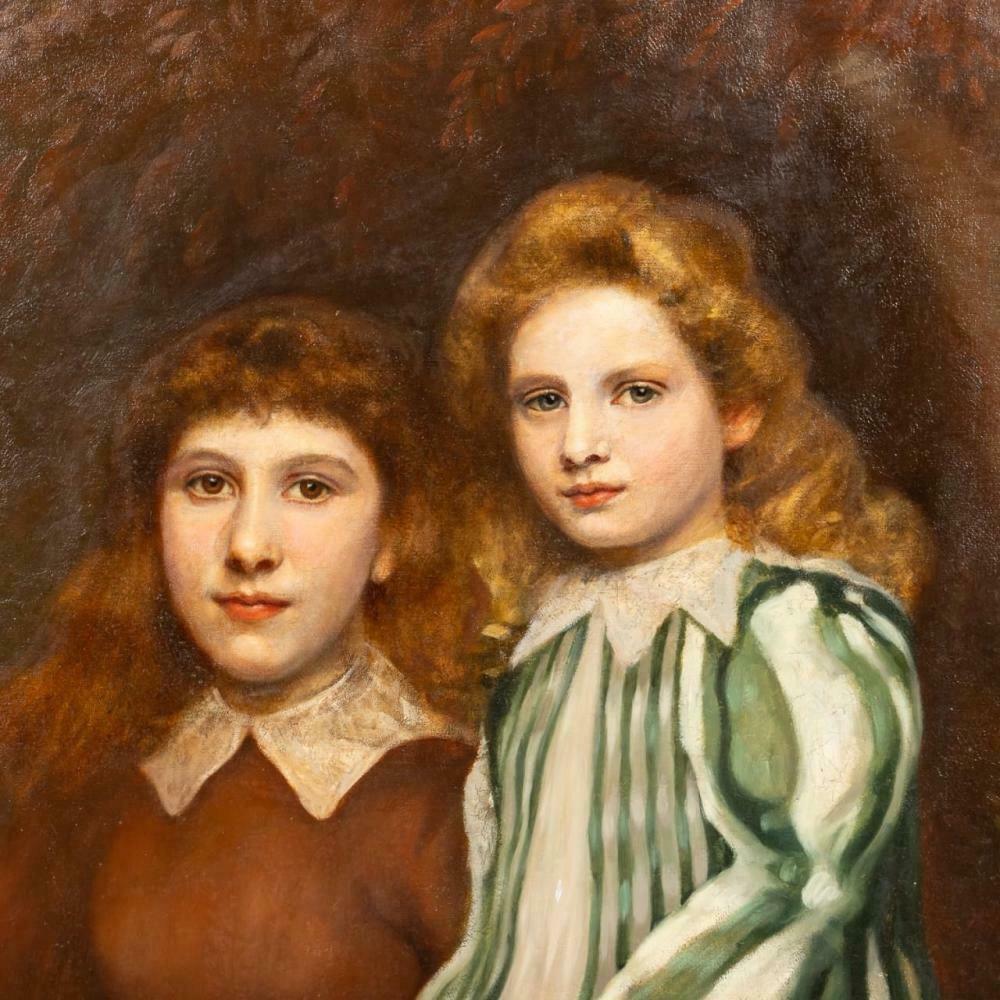 Edward Patry "Portrait of May and Vera, Daughters of J.F. Bannatyne, Esq." 1894