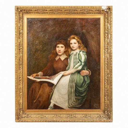 Edward Patry "Portrait of May and Vera, Daughters of J.F. Bannatyne, Esq." 1894