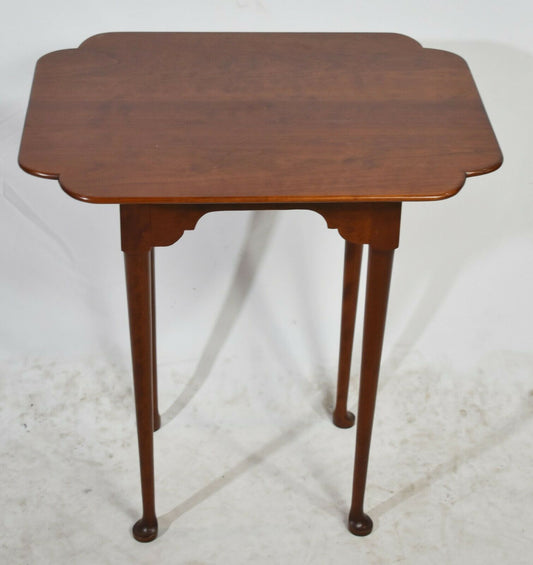 Eldred Wheeler Queen Anne Style Maple Beautiful Tea Table Bench Made