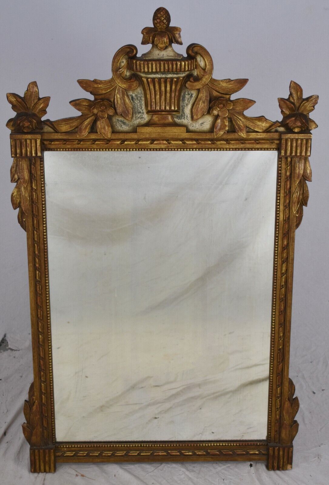 Friedman Brothers Neoclassical Style Gold Gilt Mirror