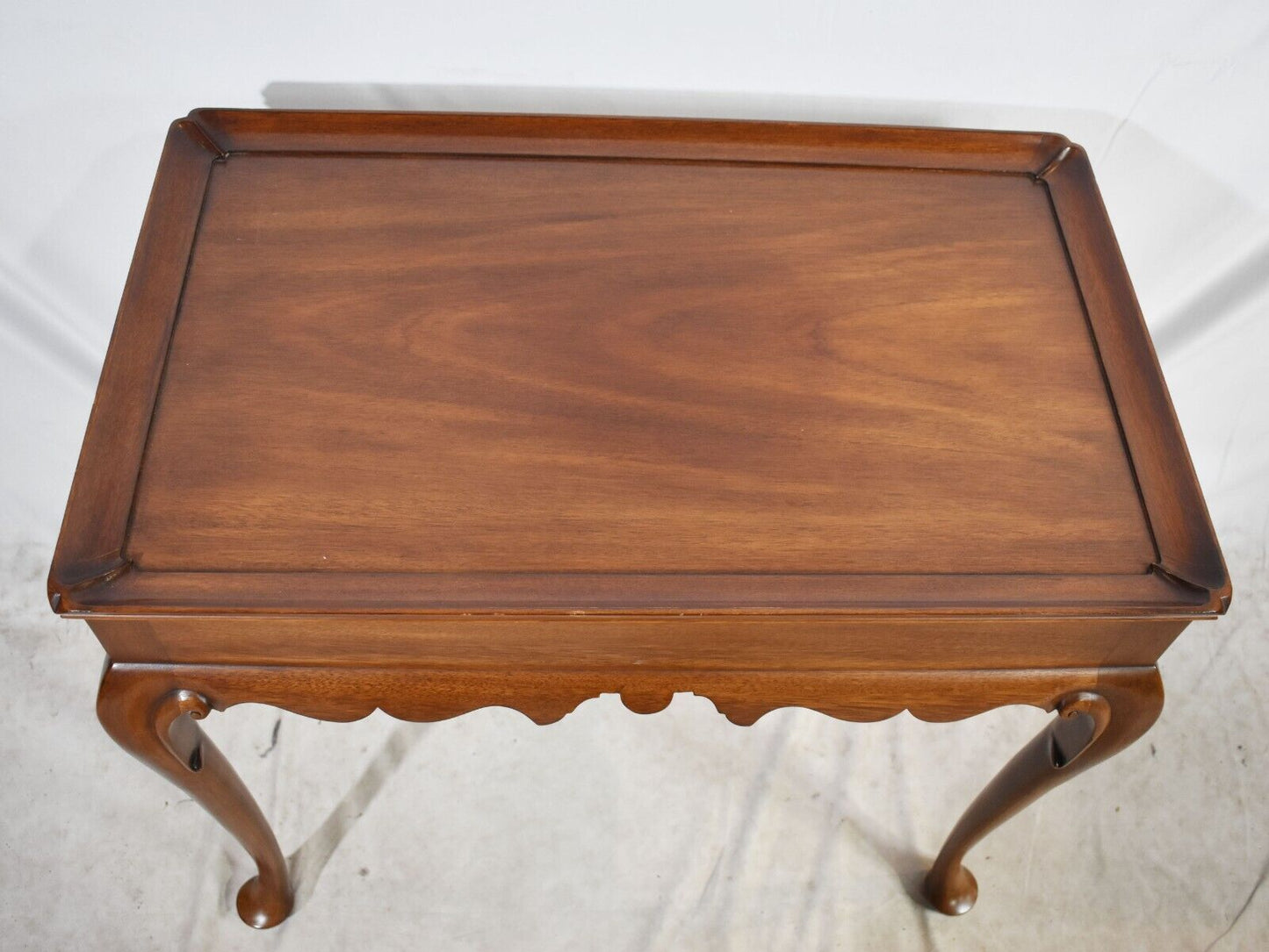 Henkel Harris Mahogany Queen Anne Tea Table #29 Stain