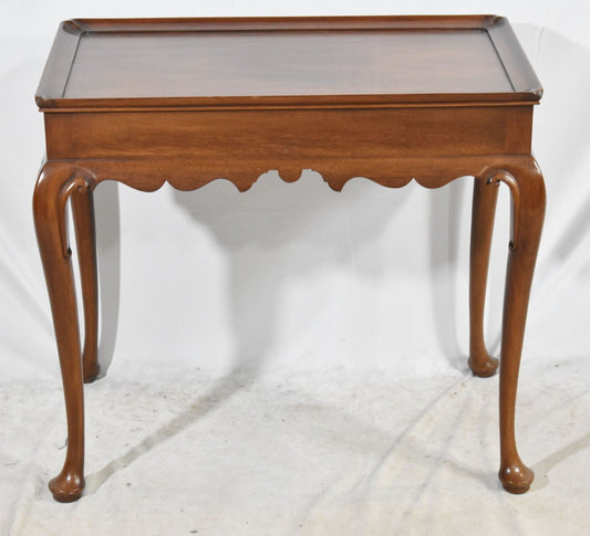 Henkel Harris Mahogany Queen Anne Tea Table #29 Stain