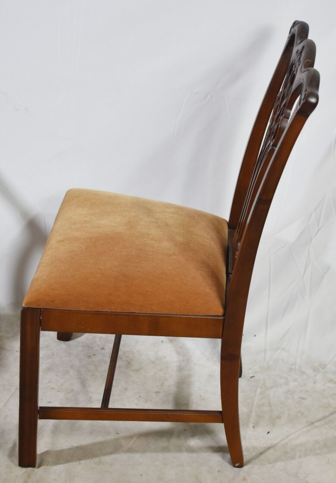 Lawsonia Chippendale Mahogany Dining Room Chairs, Set of 6 made in Philadelphia