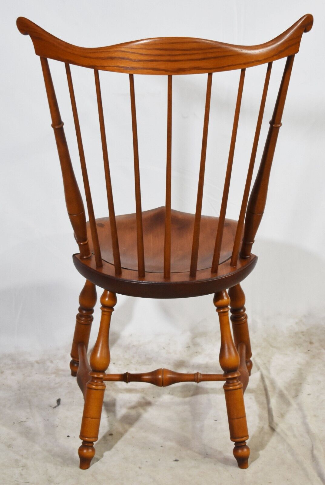 Pair of D.R. Dimes Lancaster Fan Back Windsor Chairs Bench Made