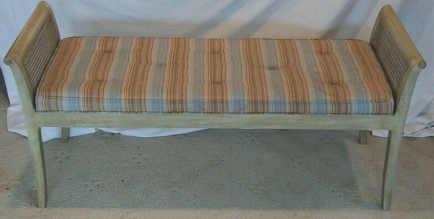 Kindel Tufted Upholstered Bench Grand Rapids Michigan Made in USA