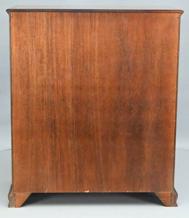 Kittinger Solid Mahogany Tall Chest of Drawers Williamsburg Chippendale Style