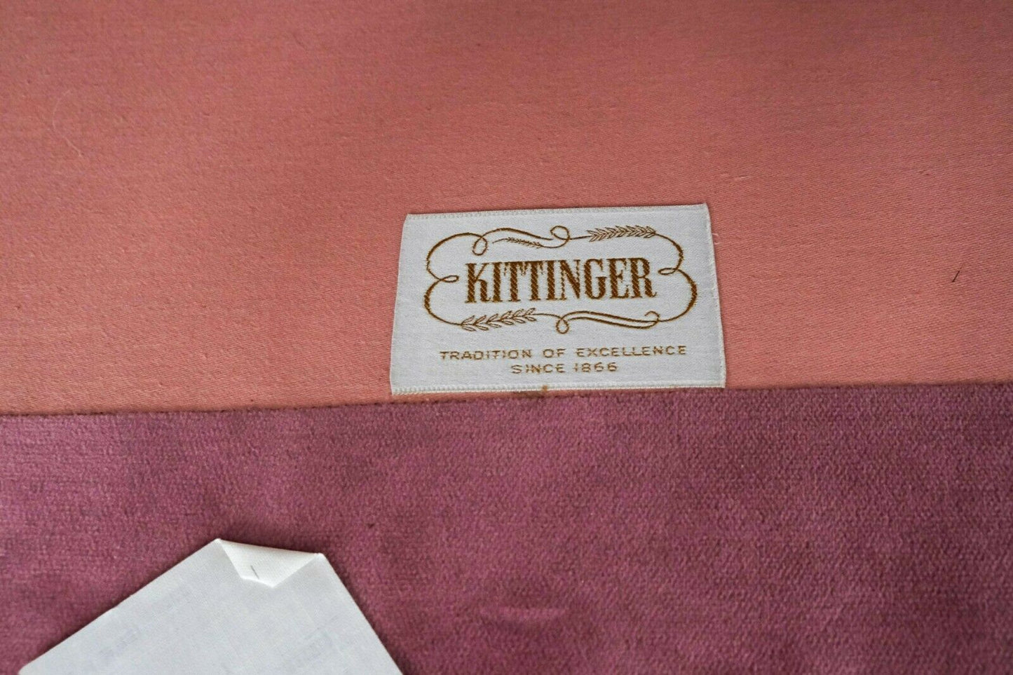 Kittinger Williamsburg Mahogany Chippendale Sofa Rose Velvet Fabric WA 1005