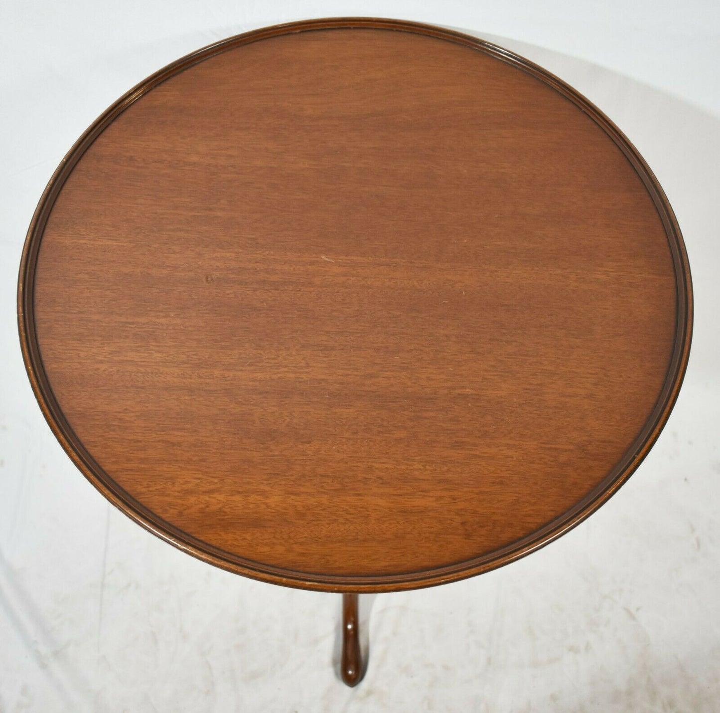 KITTINGER Williamsburg Mahogany Revolving Tilt Top Table Occasional Table CW 11