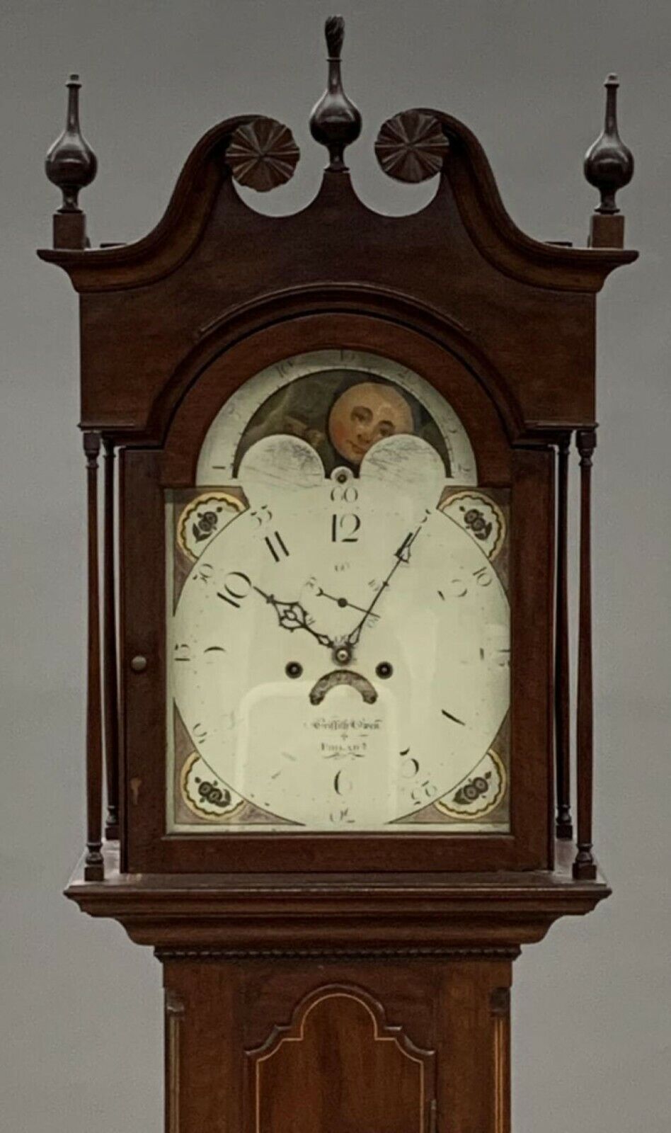 Rare GRIFFITH OWEN Philadelphia Tall Case Grandfather Clock circa 1790