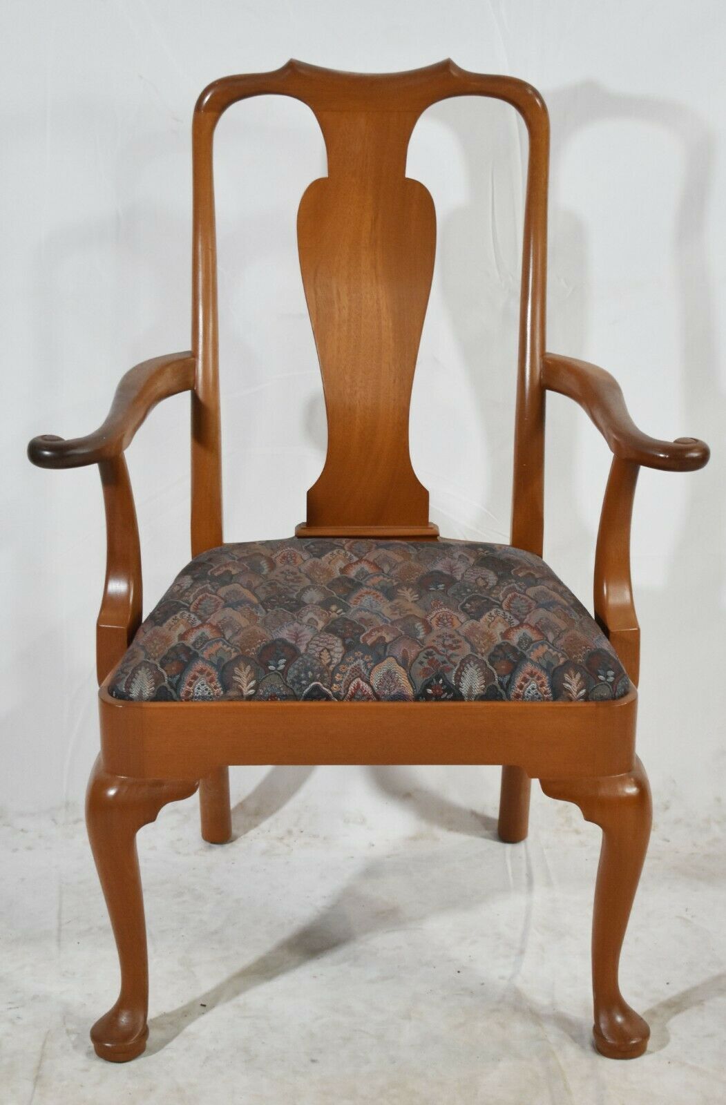 Set of 6 Kittinger Williamsburg Style Mahogany Arm Chairs