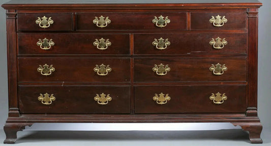 STICKLEY Chippendale Style Mahogany Chest of Drawers Williamsburg Style