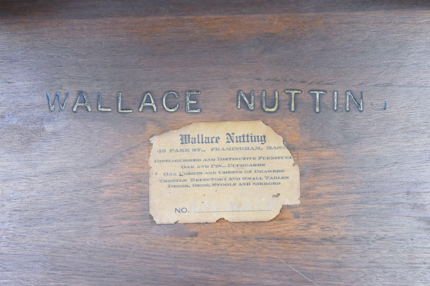 Wallace Nutting Trestle Table Williamsburg Style William and Mary Style