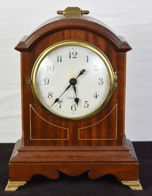 WILLIAMSBURG CHELSEA Mahogany Cased Wythe Bracket Clock Rare