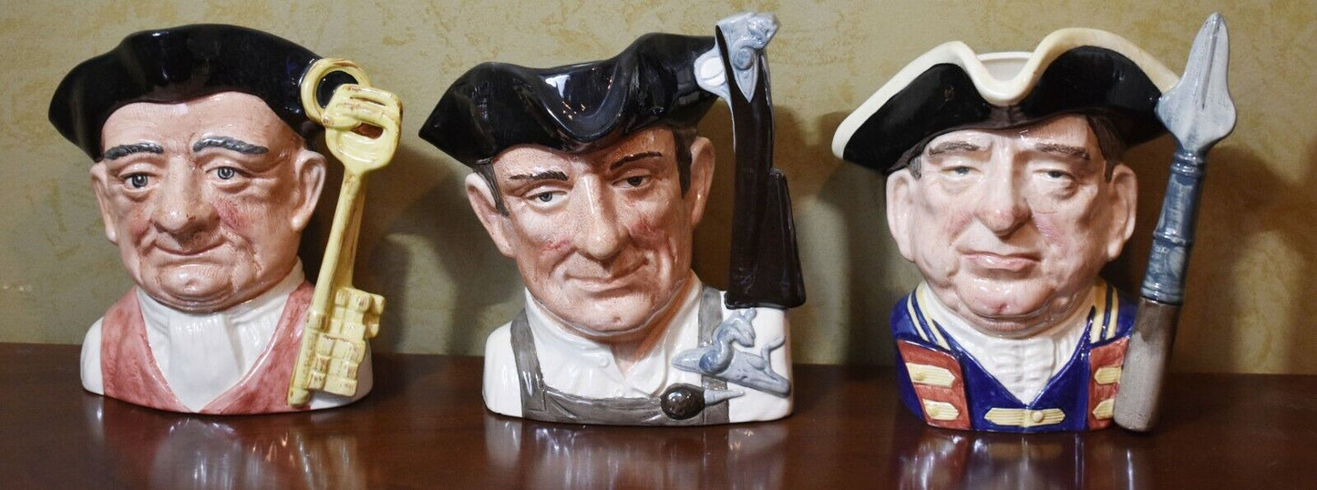 Royal Doulton Colonial Williamsburg Toby Character Jugs Complete Set of 21