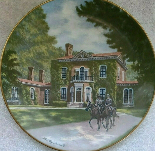 Gorham Collector Plate "Ashland" Southern Landmark Series Limited Edition