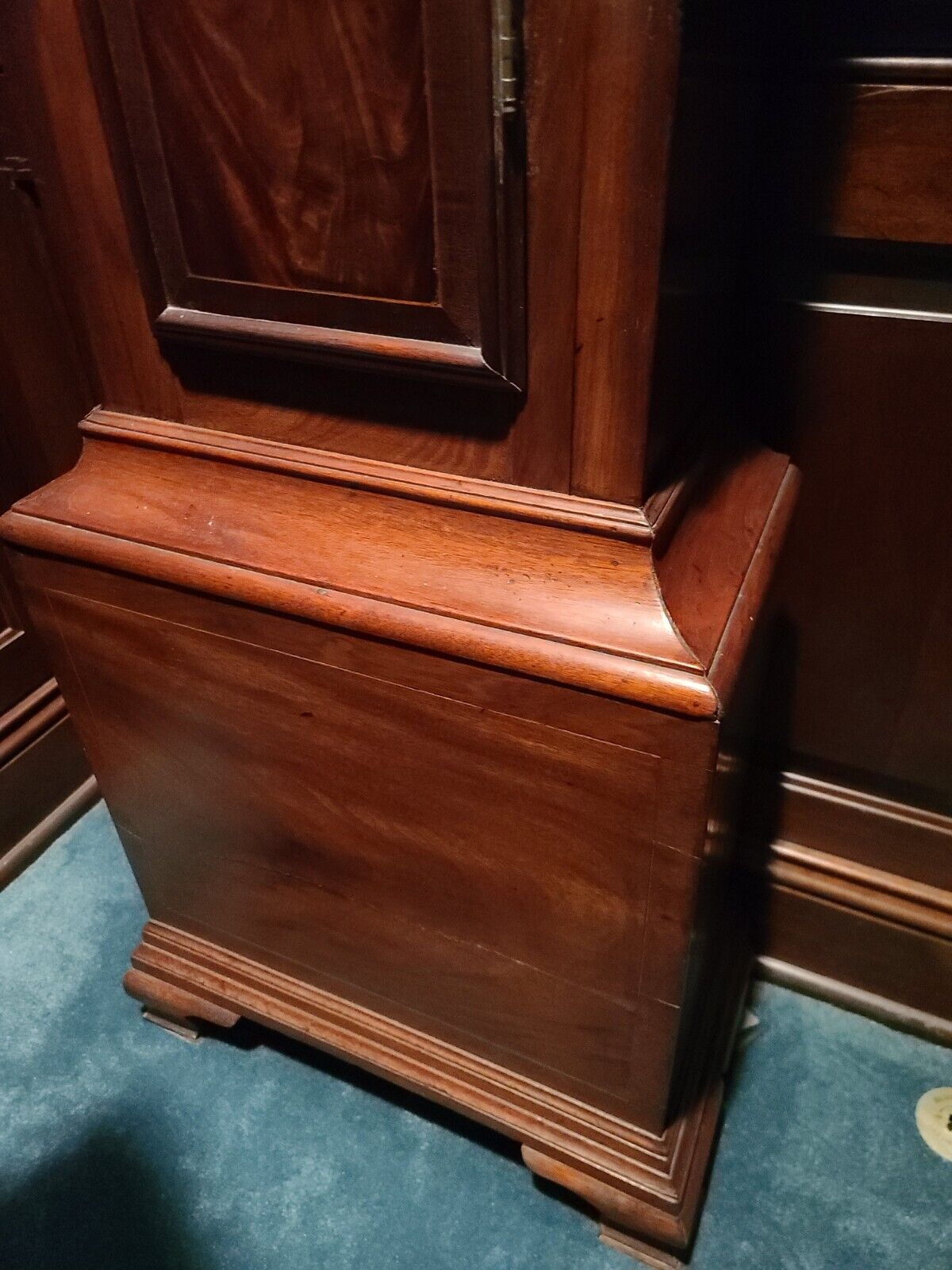 Aaron Willard Roxbury Tall Case Grandfather Clock Circa 1800 Boston, MA Mahogany