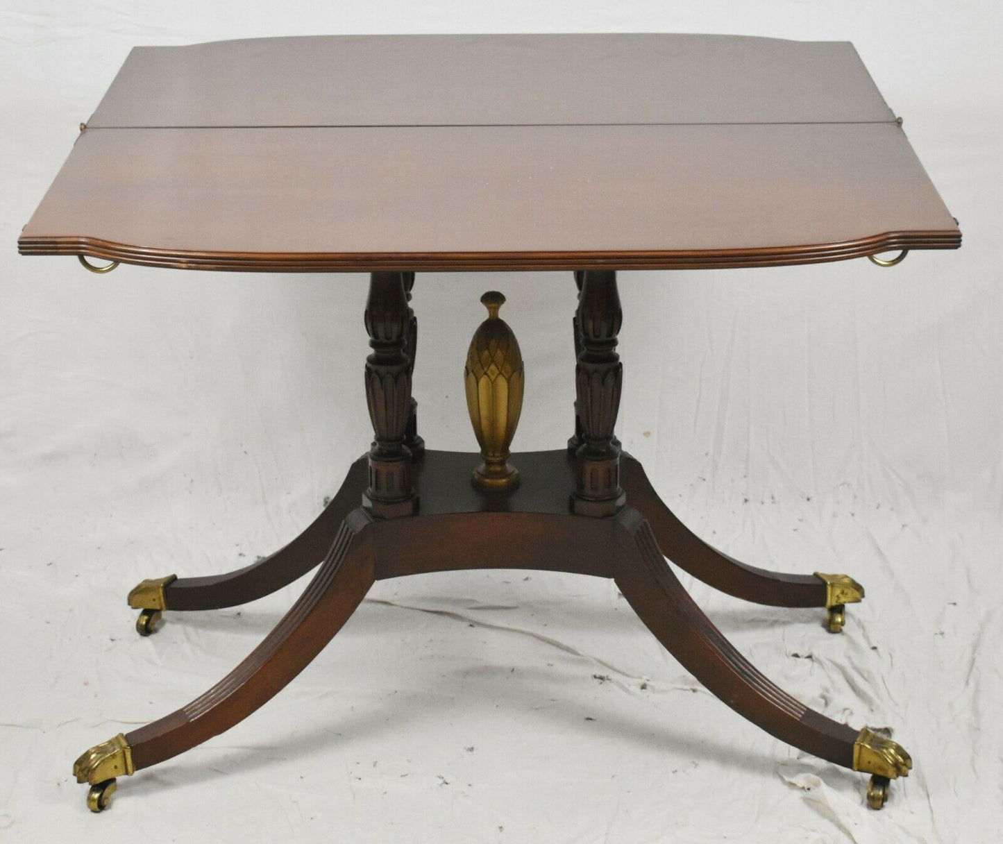 BAKER Historic Charleston Duncan Phyfe Mahogany Hall Table Game Table