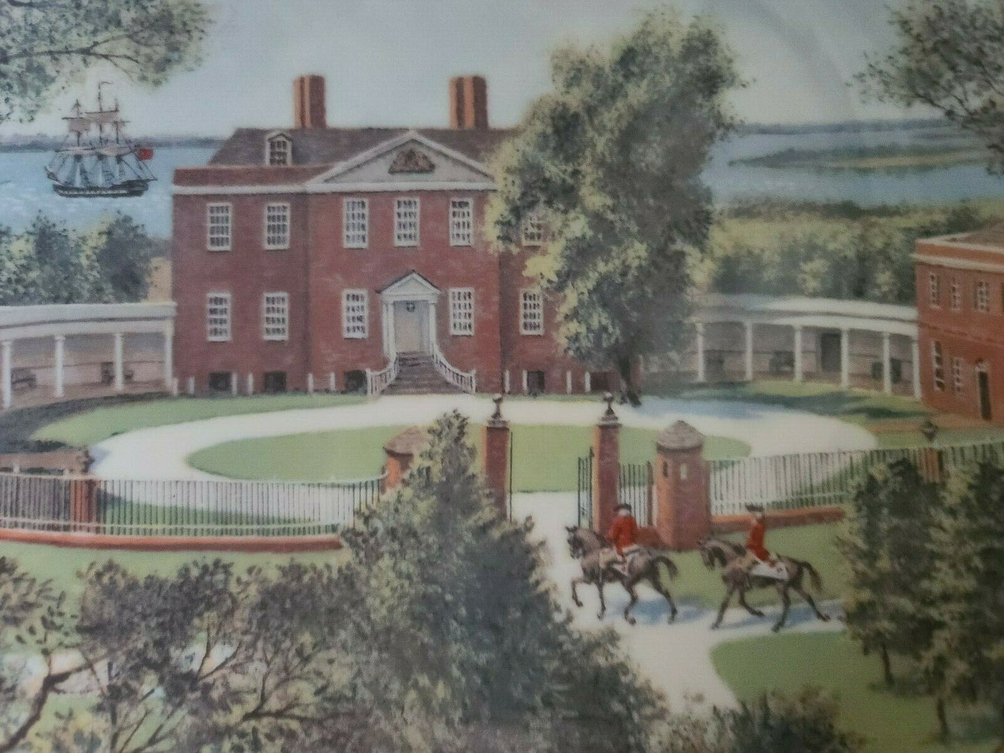 Gorham Collector Plate "Governor Tryon's Palace" Southern Landmark Series