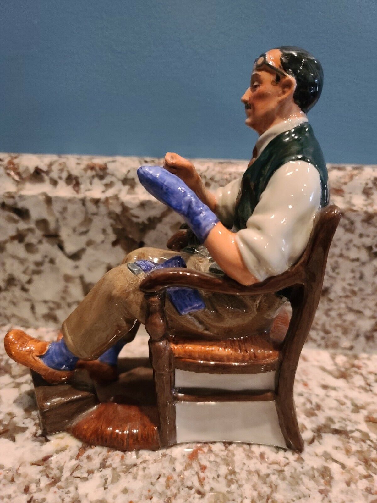 Royal Doulton "The Bachelor" HN 2319 Bachelor Darning Sock Figurine