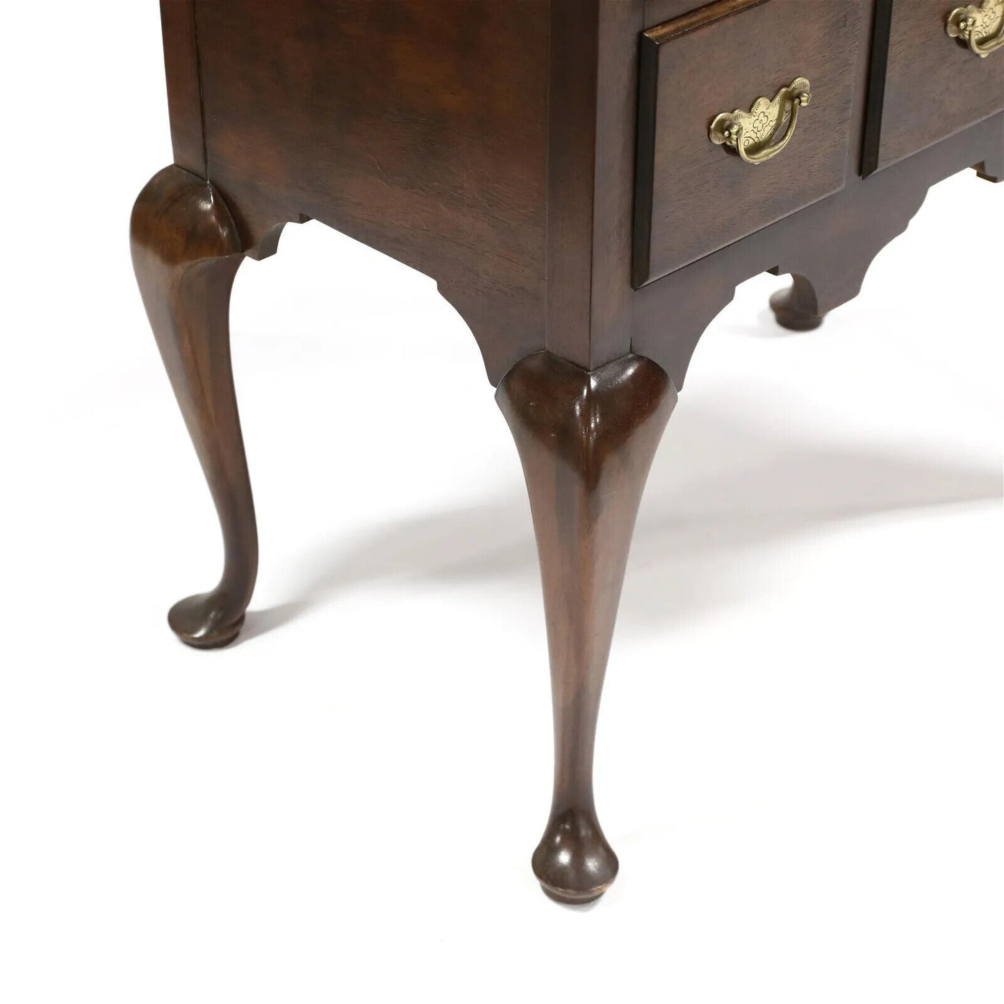 Baker Mahogany Vanity or Lowboy in the Queen Anne Williamsburg Style