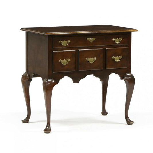 Baker Mahogany Vanity or Lowboy in the Queen Anne Williamsburg Style