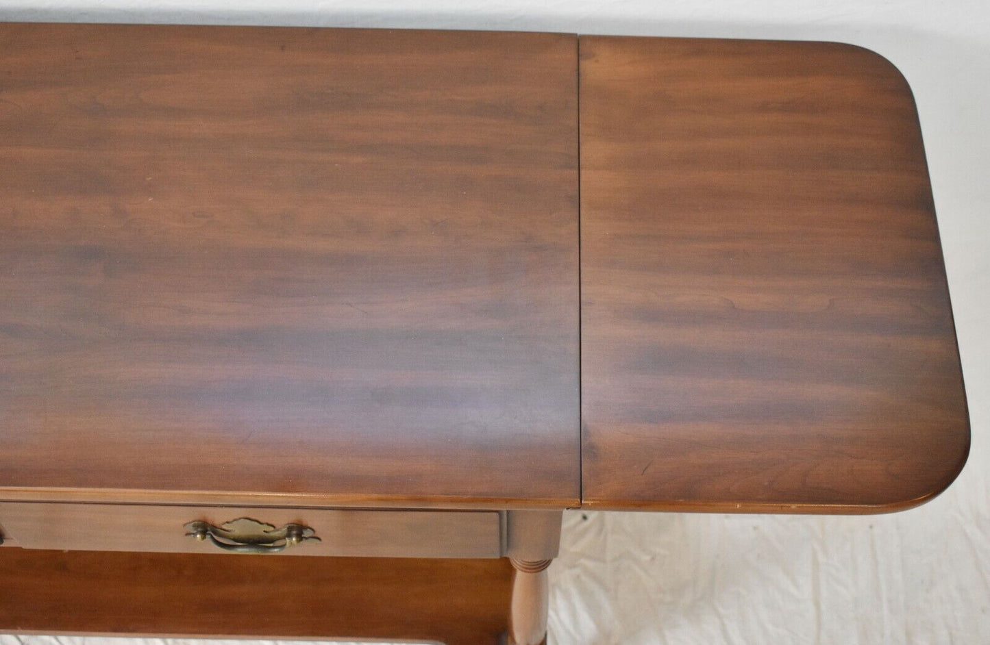 Henkel Harris Mahogany Sideboard Serving Drop Leaf Table on Casters #29 Stain