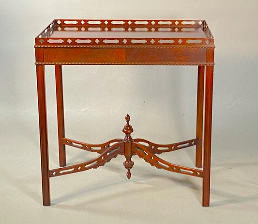 Baker Historic Charleston Chinese Chippendale Tea Table