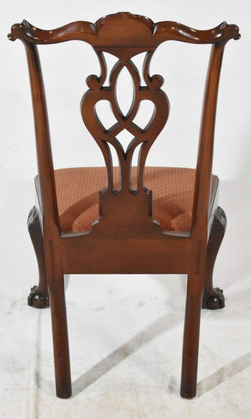 Baker Colonial Williamsburg Mahogany Dining Side Chair Ball & Claw Feet