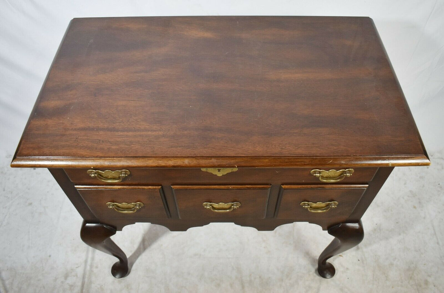 Baker Solid Mahogany Lowboy Dresser Williamsburg Style