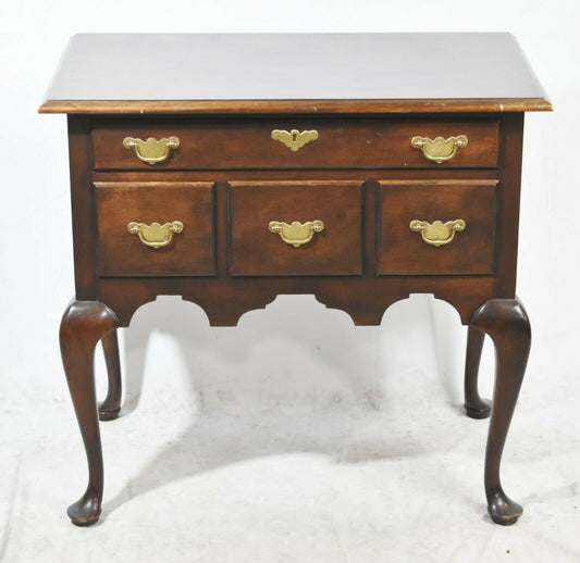 Baker Solid Mahogany Lowboy Dresser Williamsburg Style