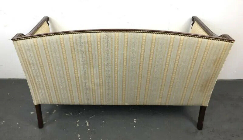 Hickory Chair James River Mahogany Sheraton Style Settee Sofa Loveseat