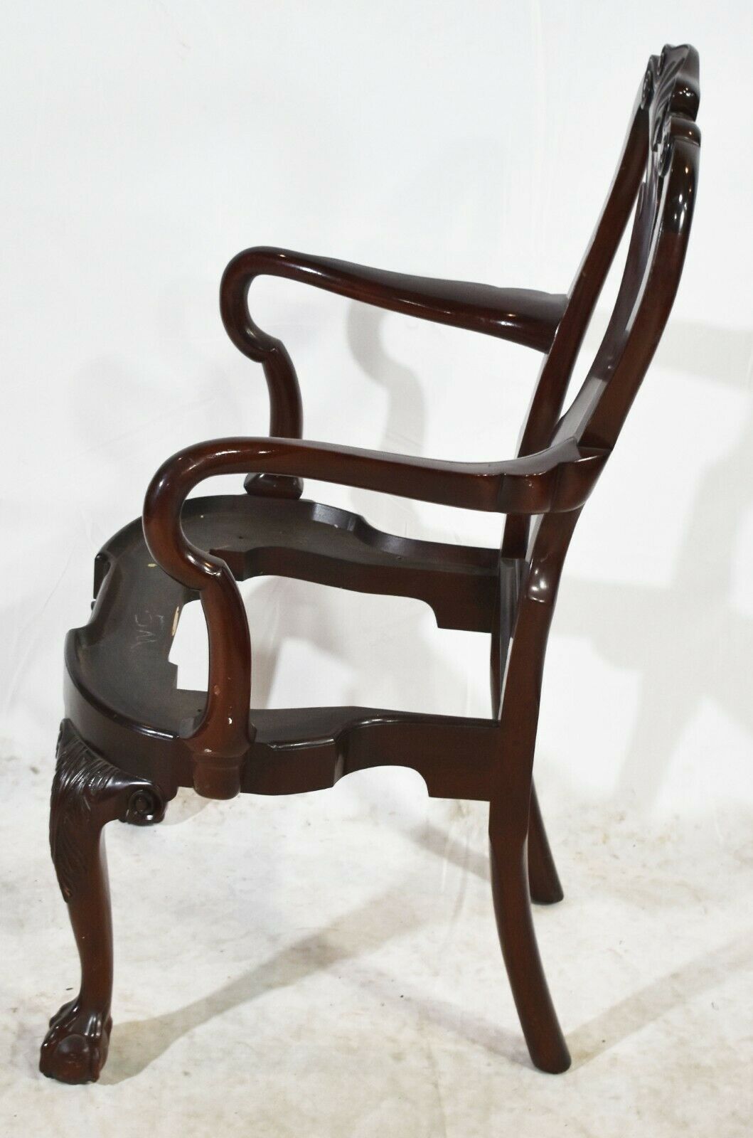 Set of 10 KINDEL Winterthur Collection Mahogany Clawfoot Dinning Chairs