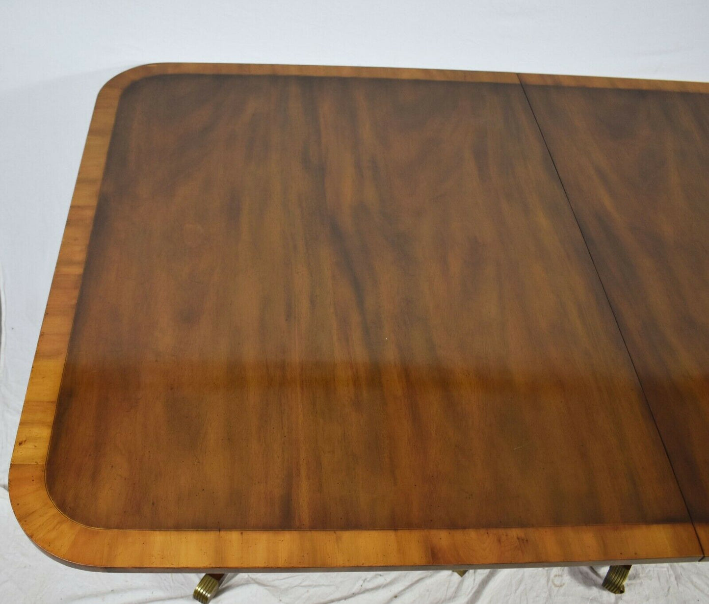 Kittinger Mahogany Double Base Dinning Table 100 year Anniversary Collection