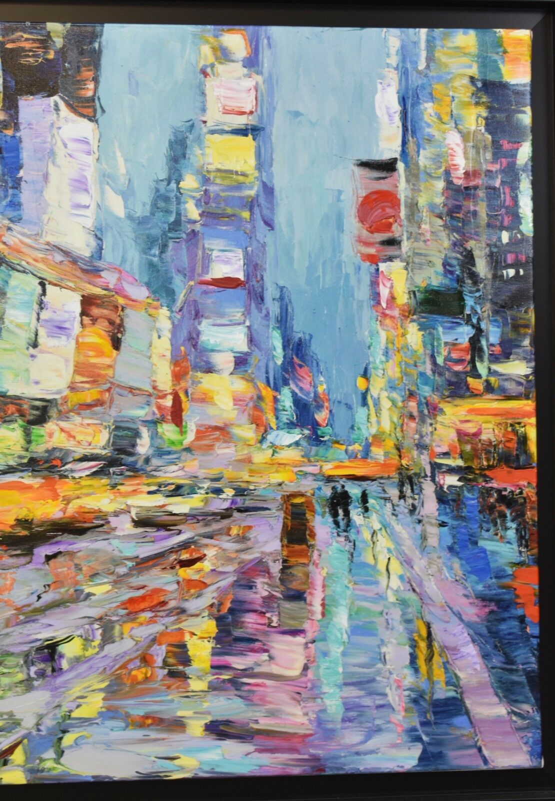 Color the City by Elena Bond Canvas Giclee 31 x 40 Signed Limited Edition