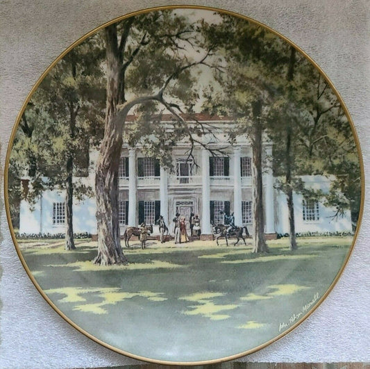 Gorham Bicentennial Collector Plate "Hermitage" Southern Landmark Series